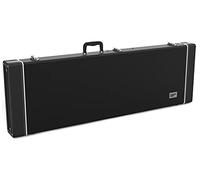 MONKEY LOOP Woodland Black - Estuche de Madera para Guitarra Eléctrica - Funda Rígida para Guitarra - Bolsillo Interior para Accesorios - Asa Ergonómica con Agarre Cómodo - Diseño Clásico