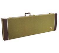 MONKEY LOOP Woodland Tweed - Estuche de Madera para Guitarra Eléctrica - Funda Rígida para Guitarra - Bolsillo Interior para Accesorios - Asa Ergonómica con Agarre Cómodo - Diseño Clásico