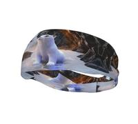 Monkey Rendering - Diademas de sudor para mujeres y hombres, patrones personalizados únicos, diadema ancha antideslizante para correr, gimnasio, yoga y más, accesorios elegantes para el cabello