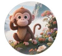 Monkey Rompecabezas Imposible,desafío for Adults Animal Entretenimiento Creativo 1000 Piezas Obra De Arte De Juego De para Adultos, Regalos A Partir De 14 Años 1000pcs (67.5x67.5cm)