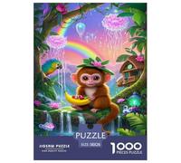 Monkey Rompecabezas Imposible,desafío para Adultos Entretenimiento Creativo 1000 Piezas Obra De Arte De Juego De para Adultos Y Niños A Partir De 12 Años 38x26cm/1000pcs