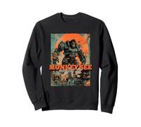 Monkey See Monkey Do (declaración Divertida y gráfico de Gorila simio) Sudadera