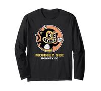 Monkey See Monkey Do: Un Dicho Divertido Manga Larga