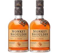 Monkey Shoulder Whisky Escocés 100% Malta, 40% Vol, 700 ml (Paquete de 2)