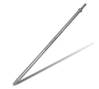 MonkeyKingBar - Cincel neumático de punta redonda de 3/8 x 18 pulgadas y cincel de aire frío, herramienta de aire de vástago de 0.401 pulgadas adecuada para martillo de aire