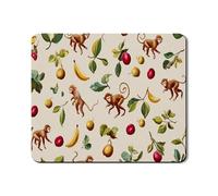 Monkeys and Fruits - Alfombrilla protectora superior para lavadora y secadora, diseño de selva tropical, fundas antipolvo para lavadora, alfombrillas de goma antideslizantes e impermeables para