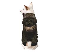 Monkeys in the castle - Sudadera con capucha para perro, poliéster suave y transpirable, ropa para mascotas para perros pequeños, niños y niñas