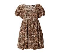 Monki Vestido beige / marrón / negro Mujer Monki 32 beige / marrón / negro