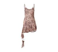 Monki Vestido beige / marrón / negro Mujer Monki 34 beige / marrón / negro