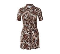 Monki Vestido camisero beige / marrón / negro 38 beige / marrón / negro