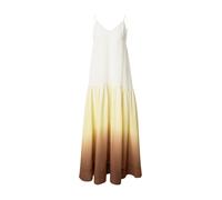 Monki Vestido de verano chocolate / amarillo claro / blanco 36 chocolate / amarillo claro / blanco