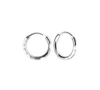 Monkimau Pendientes de aro con corte de diamante, pendientes de botón, adornos para las orejas, de plata de ley 925, para mujeres y niñas, hechos a mano idea para regalo