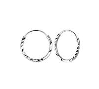 Monkimau Pendientes de aro con corte de diamante, pendientes de botón, adornos para las orejas, de plata de ley 925, para mujeres y niñas, hechos a mano idea para regalo