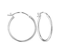 Monkimau Pendientes de aro French Lock, pendientes, joyas para las orejas, de plata de ley 925, para mujeres y niñas, hechos a mano, hipoalergénicos y una pequeña idea para regalo