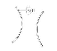Monkimau Pendientes de barra, pendientes de botón, joyas para las orejas, De plata de ley 925, Para mujeres y niñas, Hechos a mano, hipoalergénicos y una pequeña idea para regalo