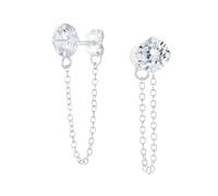 Monkimau Zirconia Pendientes, pendientes de botón, joyas para las orejas, de plata de ley 925, para mujeres y niñas, hechos a mano, hipoalergénicos y una pequeña idea para regalo