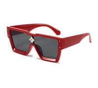 monmandi Gafas Black Box Connected con sensación de alta gama, protector solar y personalidad de sombra, lentes de sol de moda, Red