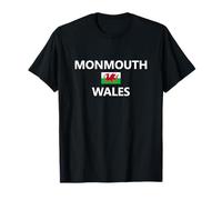 Monmouth Gales Bandera de Gales Ciudad Camiseta