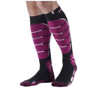 Monnet - Calcetines de esquí mujer - Ski Medium Socks Rose para Mujer de Lana - Talla 41-42 - Rosa Rosa 41-42