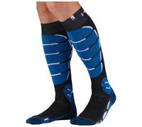 Monnet - Calcetines de esquí - Ski Medium Socks Bleu de Lana - Talla 43-44 - Azul Azul 43-44