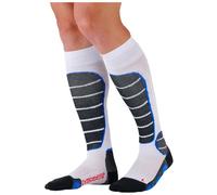 Monnet - Calcetines de esquí - Ski Racing Socks Bleu Blanc Rouge - Talla 39-40 - Azul Azul 39-40