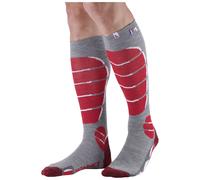 Monnet - Calcetines de esquí - Ski X-Light Socks Rouge de Lana - Talla 39-40 - Rojo Rojo 39-40