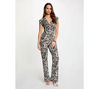 Mono ajustado con escote multicolor mujer 38