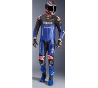 Alpinestars Yamaha GP-R7 traje de cuero de motocicleta perforado de 1 pieza, tamaño 48 para Hombres