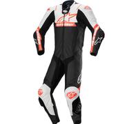 Mono Alpinestars Missile V2 Ward 1PC Negro-blanco-rojo fluor 56