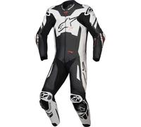 Alpinestars GP Plus V4 Sprint Mono de moto de cuero de 1 pieza, negro-blanco, tamaño 58 para Hombres