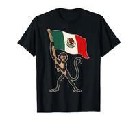 Mono araña Mexicano, Bandera de México, Orgullo Amante de los Animales Camiseta