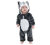 Mono Bebé Invierno, Pijama Niño Niña, Cálido Franela Unicornio Dinosaurio Disfraz, Animale Pelele Mameluco Buzo Con Capucha Recién Nacido Saco Dormir Fornida 70(0-6 Meses)