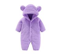 Mono Bebe Invierno Traje de nieve forro polar para bebé recién nacido Mameluco Abrigo Algodón Desmontable Capucha con bebés Regalo 0-18 meses Baby Romper