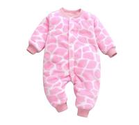 Mono Bebe Invierno Traje de nieve para bebé Mameluco con Capucha Algodón Desmontable Otoño Franela Lindo Unisexo Cálido por 3-24 Meses