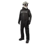 FXR Maverick F.A.S.T. Insulated Traje de moto de nieve de una pieza, negro-gris, tamaño M