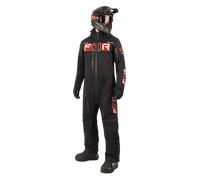 FXR Maverick F.A.S.T. Insulated Traje de moto de nieve de una pieza, negro-blanco-rojo, tamaño XL