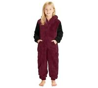 Mono con Capucha de Forro Polar para niño, Pijama cálido de Invierno con diseño de Color para niños pequeños y niños pequeños.78