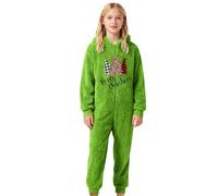 Mono con Capucha de Forro Polar para niño, Pijama, cálido y Grueso para Invierno, Ropa de Juego para niños pequeños y niños, Conjunto Acogedor con diseño de Color en Contraste para actividades377