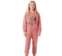 Mono con Capucha de Forro Polar para niño, Pijama, cálido y Grueso para Invierno, Ropa de Juego para niños pequeños y niños, Conjunto Acogedor con diseño de Color en Contraste para actividades442