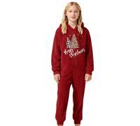 Mono con Capucha de Forro Polar para niño, Pijama, cálido y Grueso para Invierno, Ropa de Juego para niños pequeños y niños, Conjunto Acogedor con diseño de Color en Contraste para actividades377