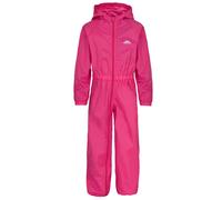 Trespass Button - Traje de Lluvia para niños, Color Rosa (Gerbera), Talla 7/8 años