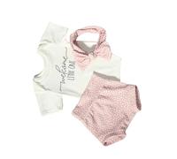 Mono Con Estampado Letras Tocado Con Lazo Accesorios Para Fotografía Recién Nacido 0 A 1 Mes Accesorios Para Estudio Fotográfico