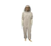 Mono De Apicultor Para Apicultores Ropa de apicultor de cuerpo completo, traje profesional de apicultura con guante de cuero, ropa protectora ventilada, traje de seguridad for granja(Thin XL)
