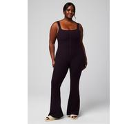 Mono de campana HeatherFlex Fabletics Violeta Womens 4X / Corto | 25 plus