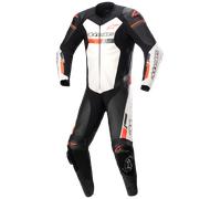 Mono de Cuero Alpinestars GP Force Chaser Negro/Blanco/Rojo Flúor58 Negro,Blanco,Rojo Flúor