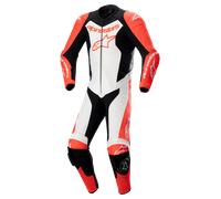 Mono de Cuero Alpinestars GP Force Lurv 1 PC Rojo Flúor/Blanco/Negro58 Rojo Flúor,Blanco,Negro