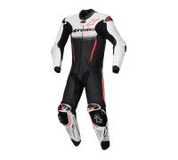 Alpinestars GP-R7 Mono de moto de cuero de 1 pieza, negro-blanco-rojo, tamaño 54 para Hombres