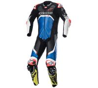 Mono de cuero Alpinestars GP Tech V4 Negro/Azul/Amarillo52 Negro,Azul,Amarillo