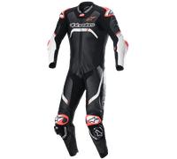 Mono de cuero Alpinestars GP Tech V4 Negro/Blanco50 Negro,Blanco