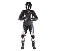 Mono de cuero Alpinestars Racing Absolute Tech-Air® Negro-Blanco S 44